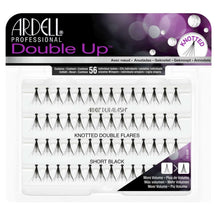 Ardell Double Up Knotted Double Flare Individuals - Short Black