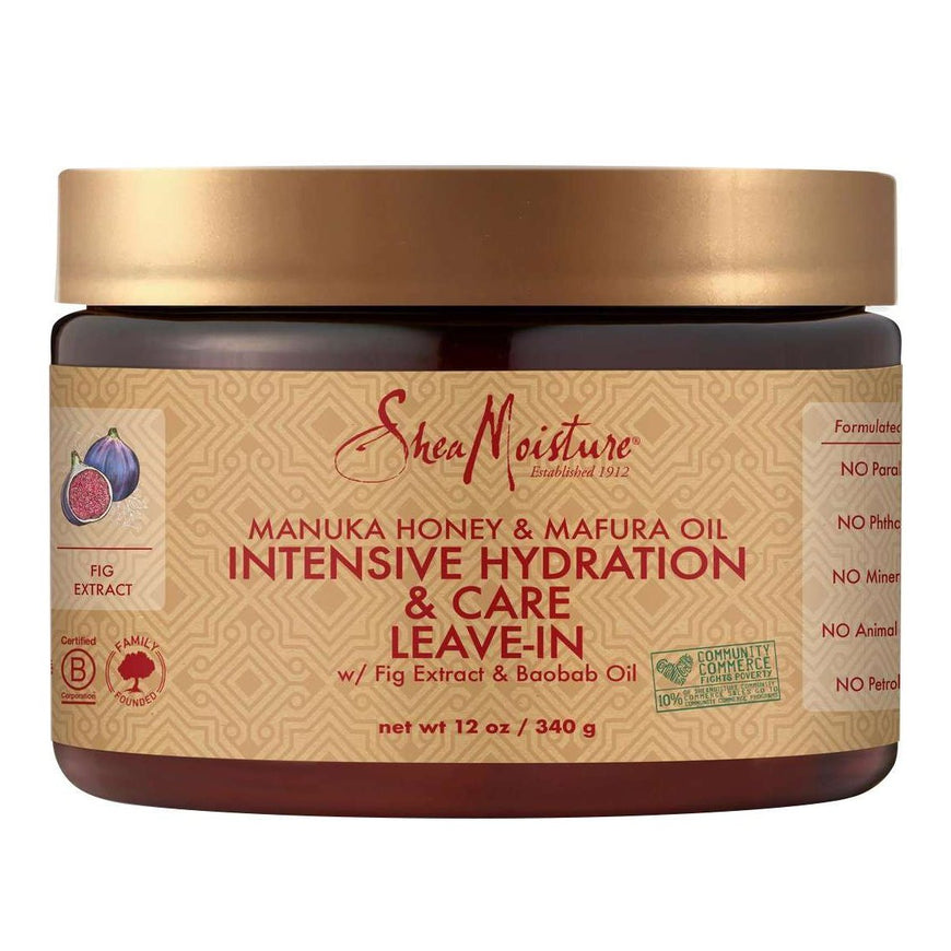 Shea Moisture Manuka Honey  Mafura Oil Intensive Hydration Leave-In Conditioner